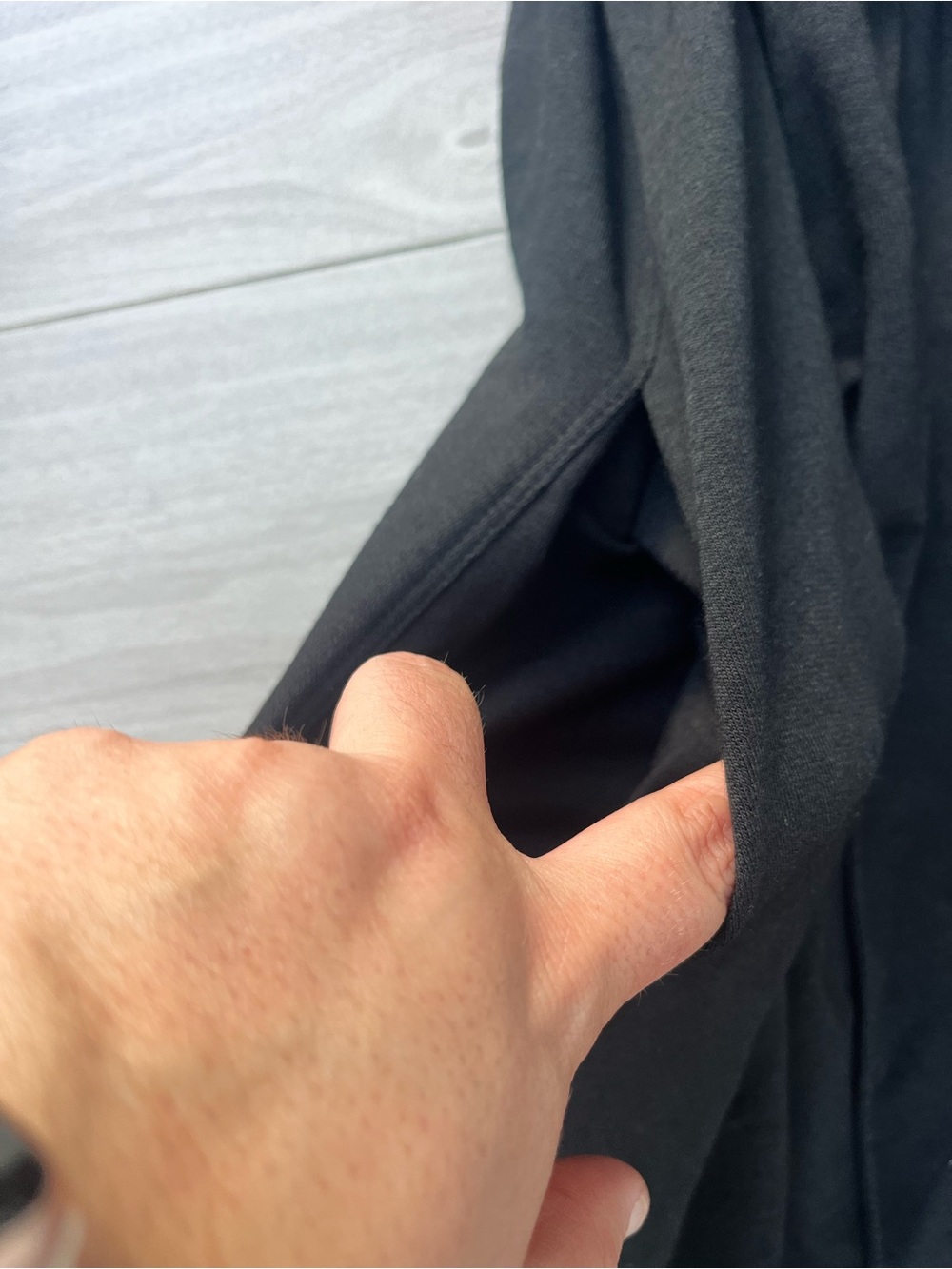 Lunya The Robe Dress Wrap In Black Pima Cotton Size Medium Loungewear Pockets - Picture 8 of 12